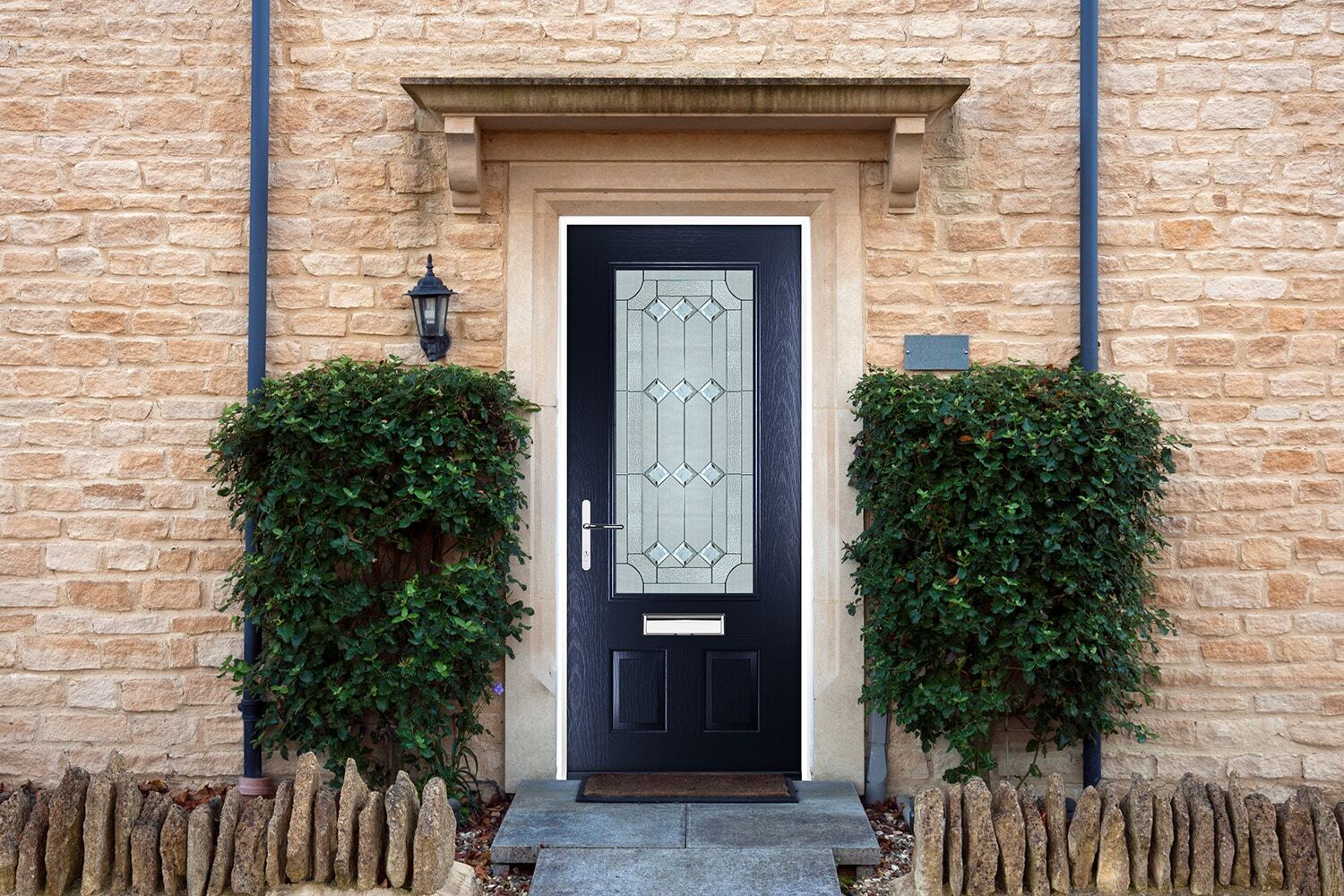 Composite Door in Modern Blue