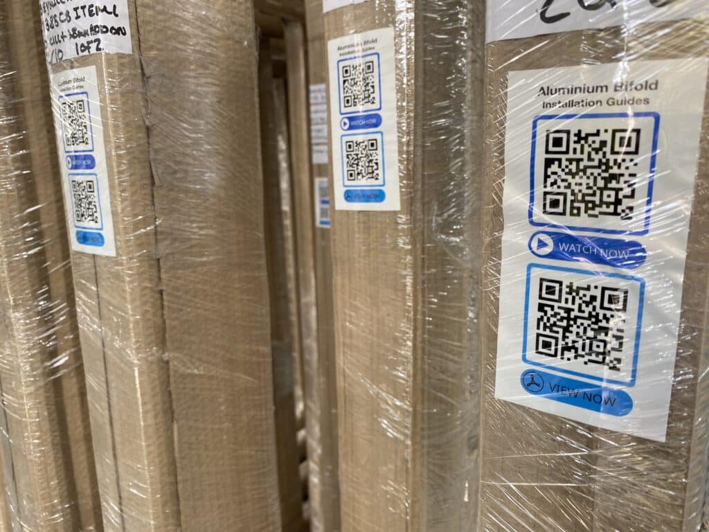 Aluminium Bifold Packaged