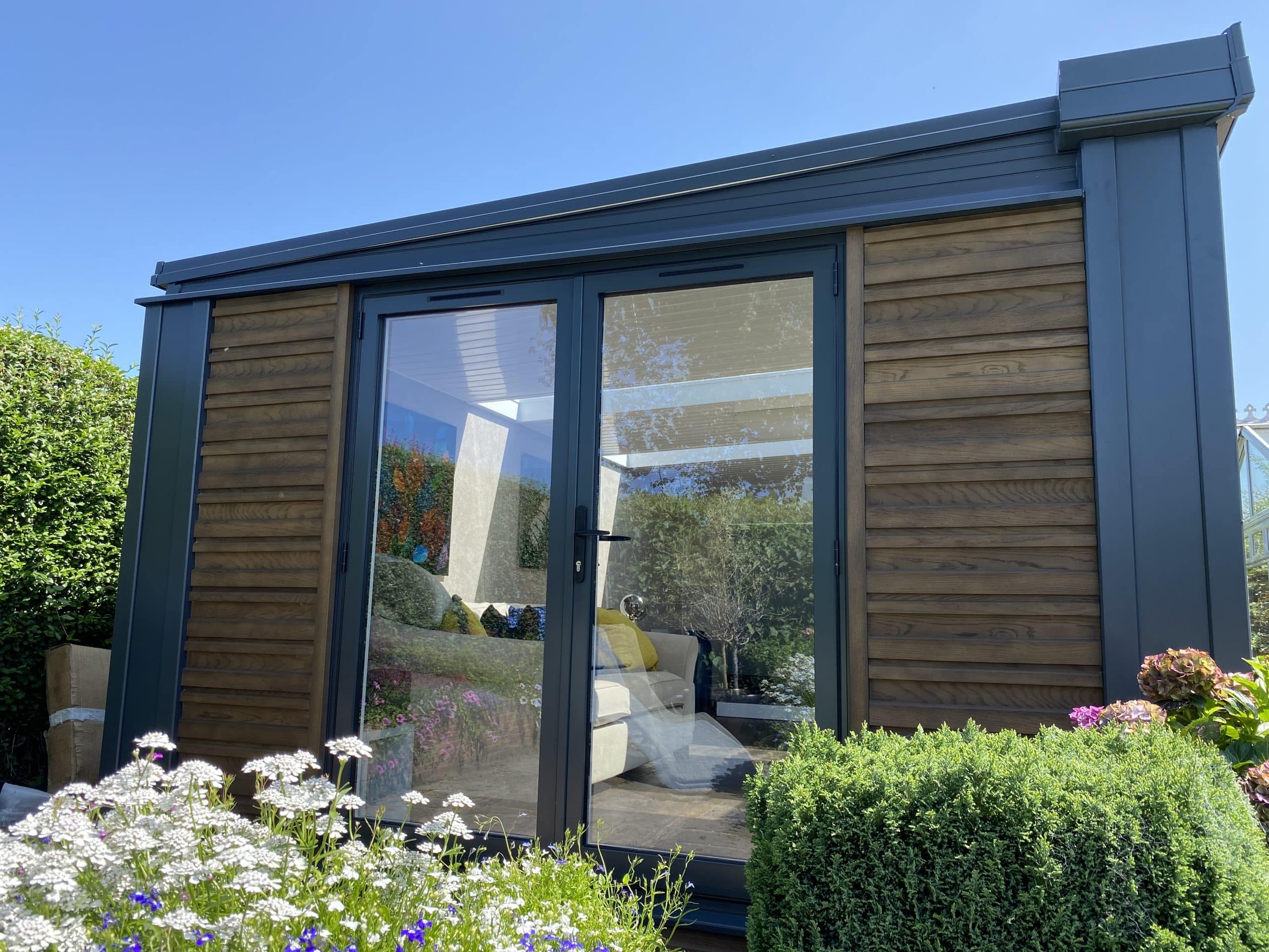 Aluminum Doors on Garden Room