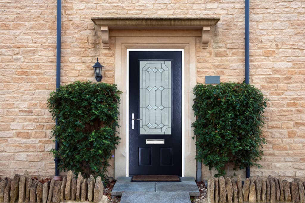 Composite Door in Modern Blue